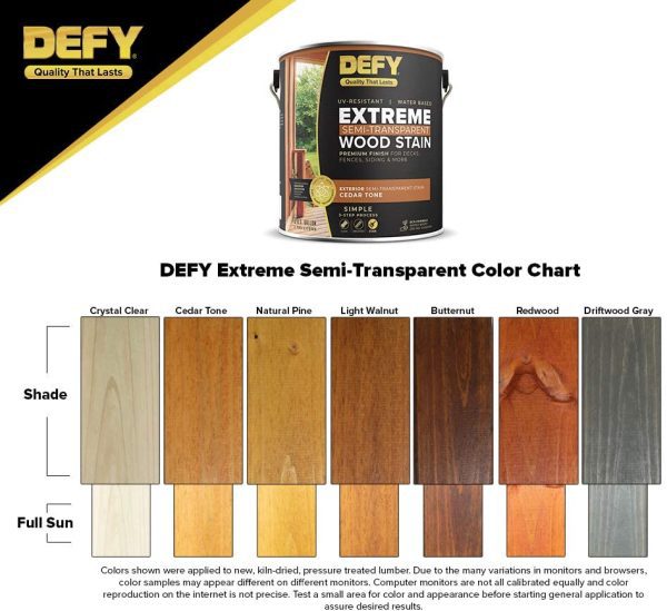 Defy Extreme Wood Stain 5 Gallon